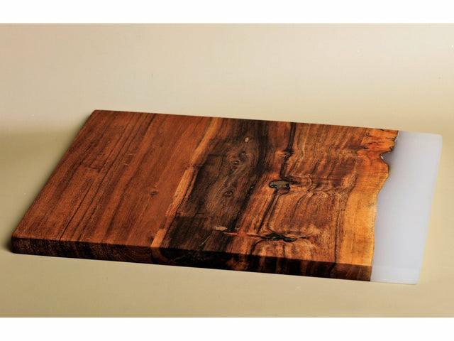 Icicle Wood And Epoxy Cheese Board - Silken