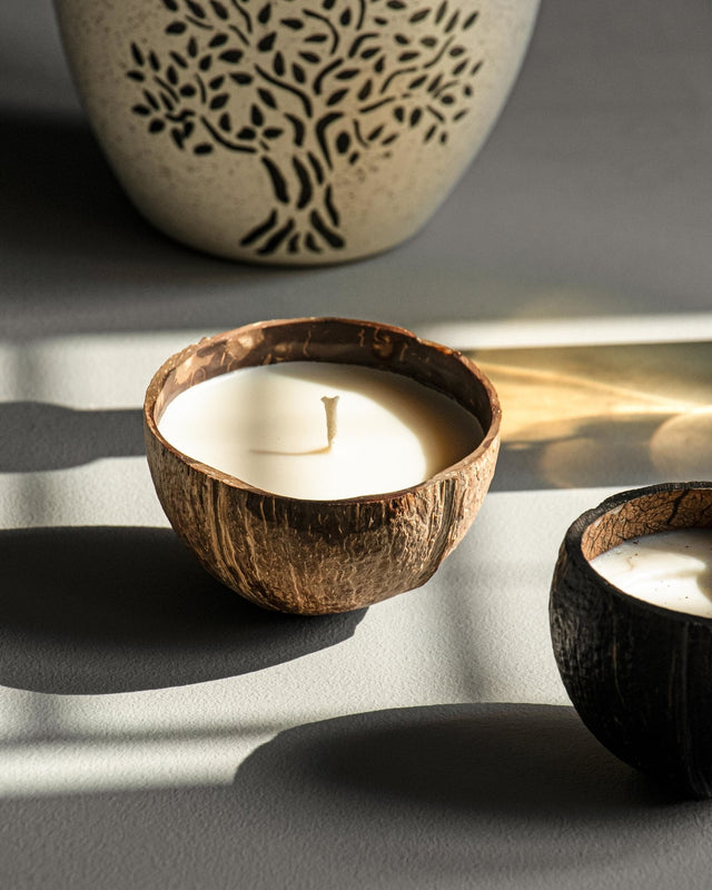 Coconut Shell Soy Wax Candles - Silken