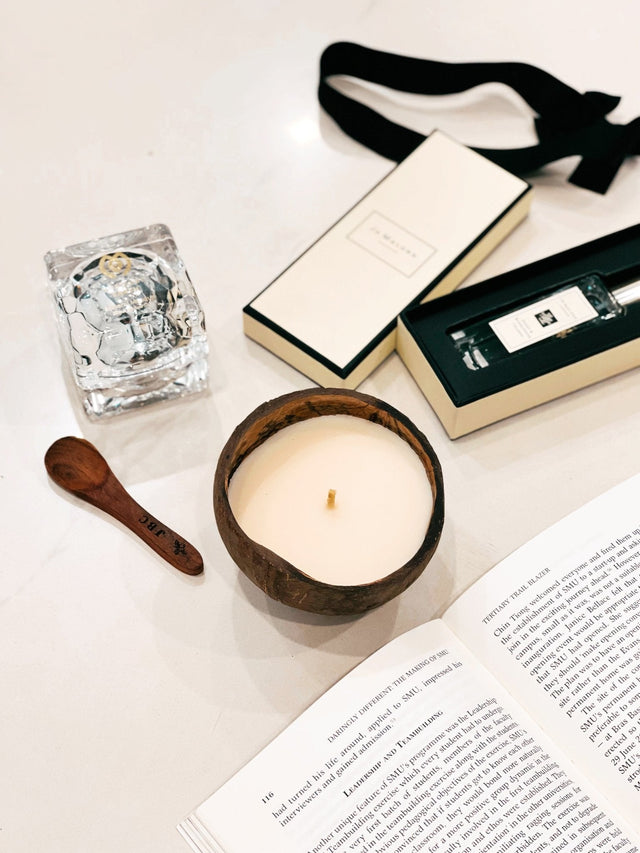 Coconut Shell Soy Wax Candles - Silken