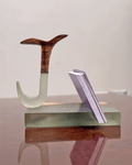 Customised Wood Epoxy Card Holder - Silken
