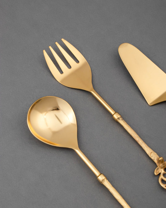 Doe Serving Spoon Set Of 3 - Silken