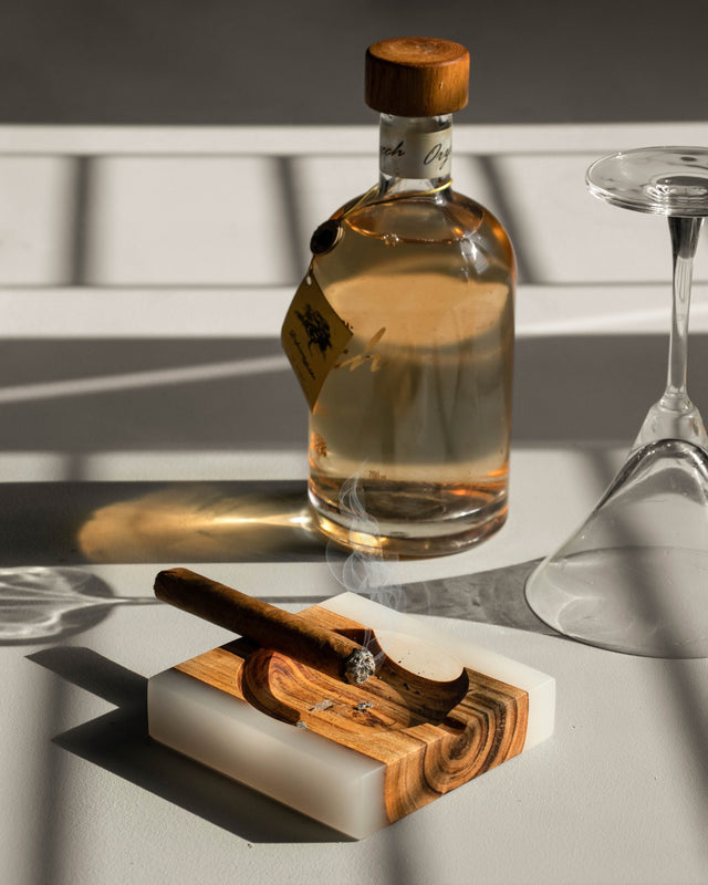 Icicle Wood and Epoxy Ash Tray - Silken