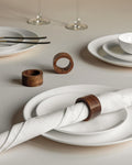 Wooden Napkin Rings - Round - Silken
