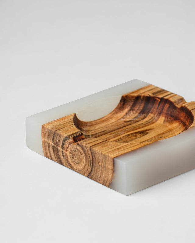 Icicle Wood and Epoxy Ash Tray - Silken