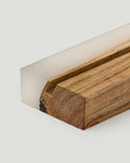 Icicle Wood And Epoxy Desk Card Holder - Silken