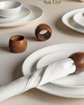 Wooden Napkin Rings - Oval - Silken